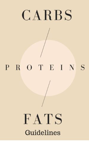 Carbs Proteins and Fats - Guidelines